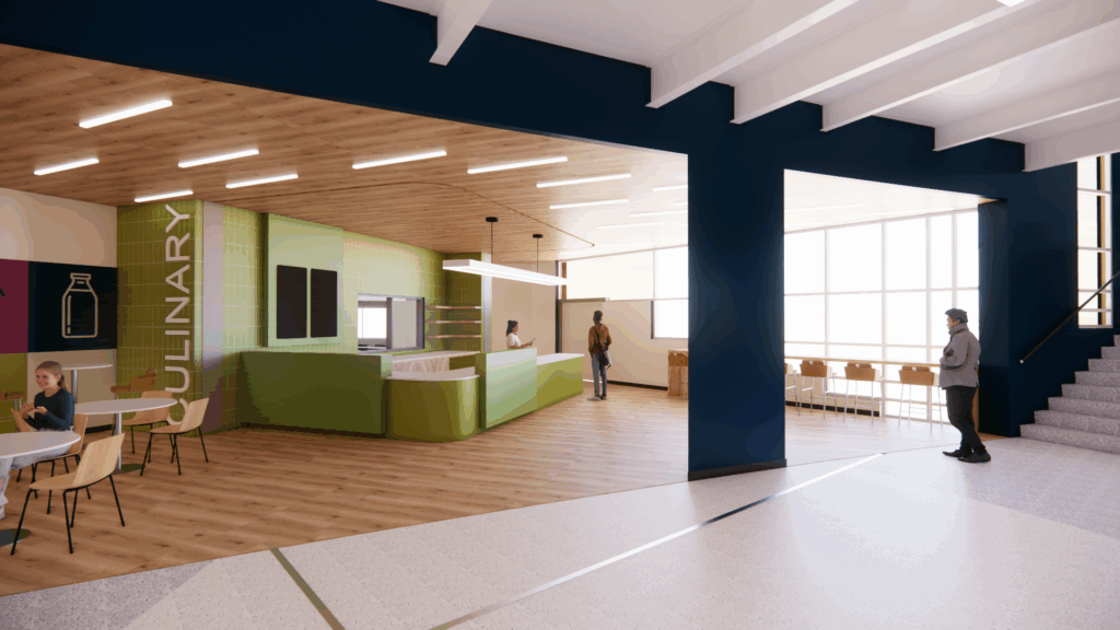 Pathways at Overland Culinary pathway area