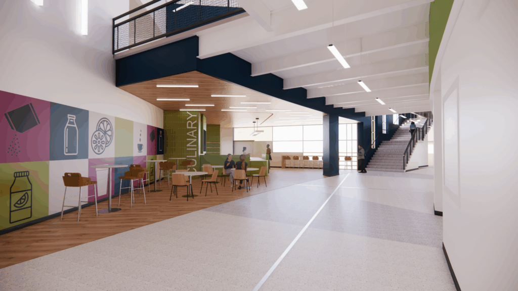 Pathways at Overland Culinary pathway area