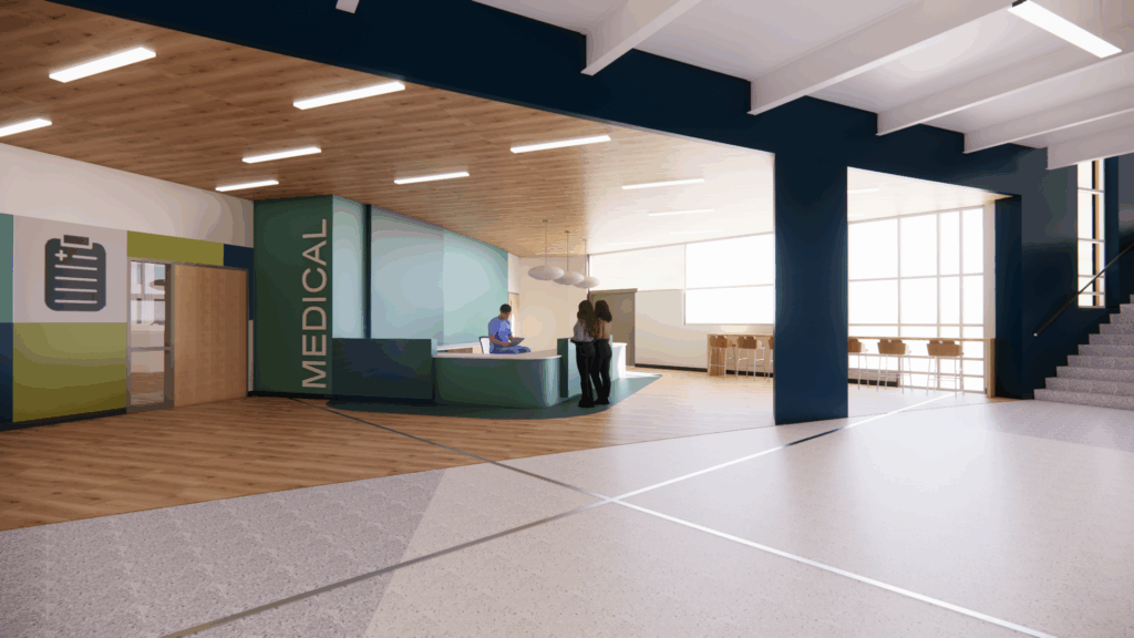 Pathways at Overland medical pathway area