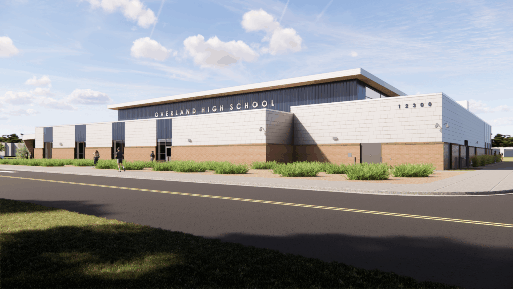 OHS new pool natatorium exterior view